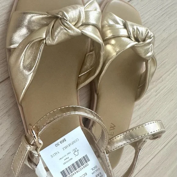 J. Crew Girls' square-toe knot sandals - Picture 5 of 7